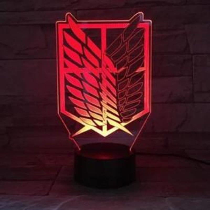 Spaningslegionens emblem 3D-lampa - Attack on Titan™