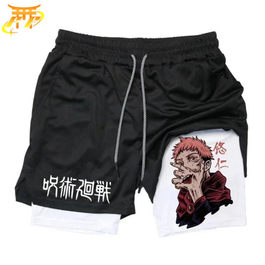 Sukuna Svart och Vit Shorts – Jujutsu Kaisen™
