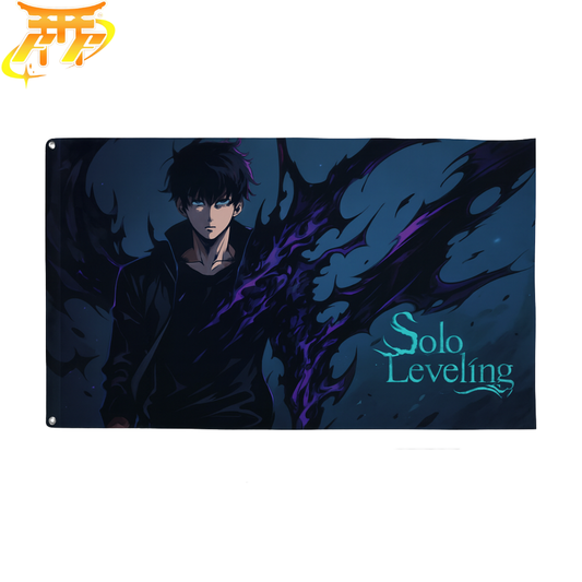 Sung Jin-Woo Flagga ”Skuggornas härskare” – Solo Leveling™