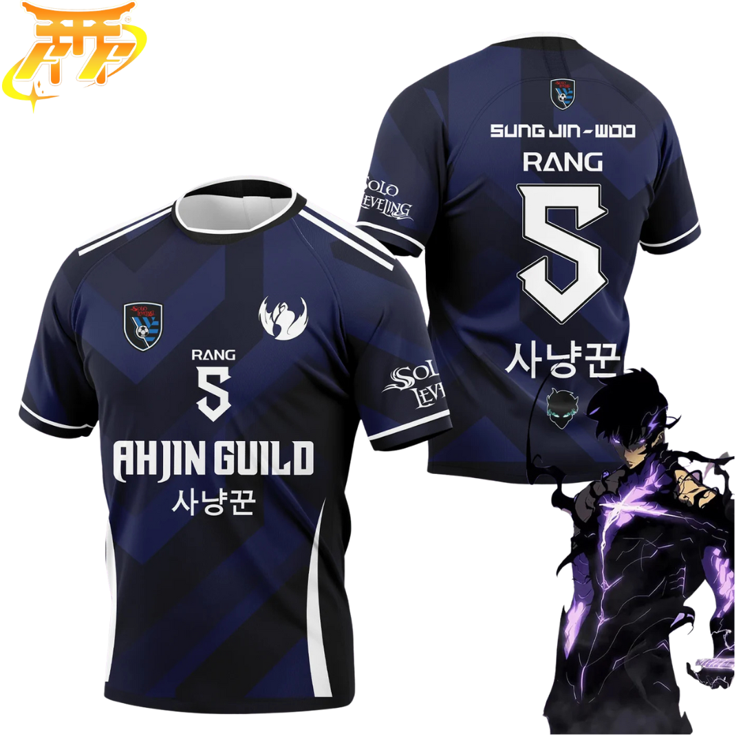 Sung Jin-Woo "Ahjin Guild" Fotbollströja - Solo Leveling™
