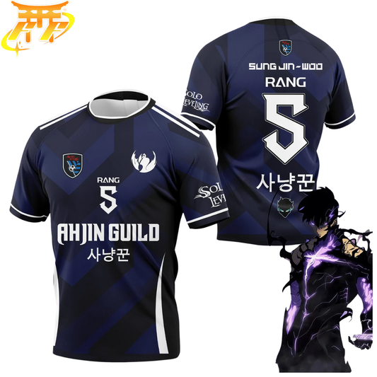 Sung Jin-Woo "Ahjin Guild" Fotbollströja - Solo Leveling™