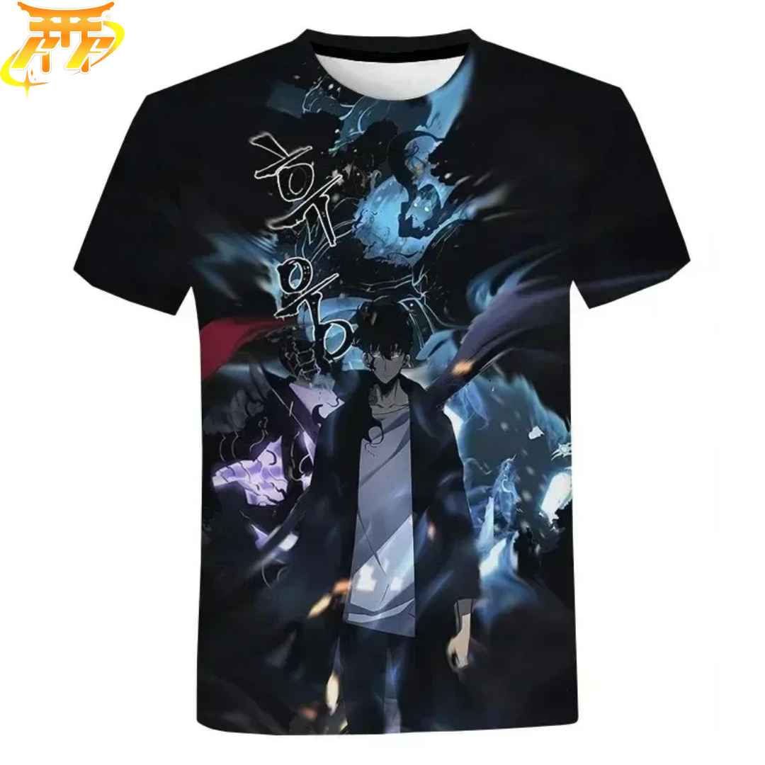 Sung Jin-Woo "Skuggornas Mästare" Tshirt - Solo Leveling™