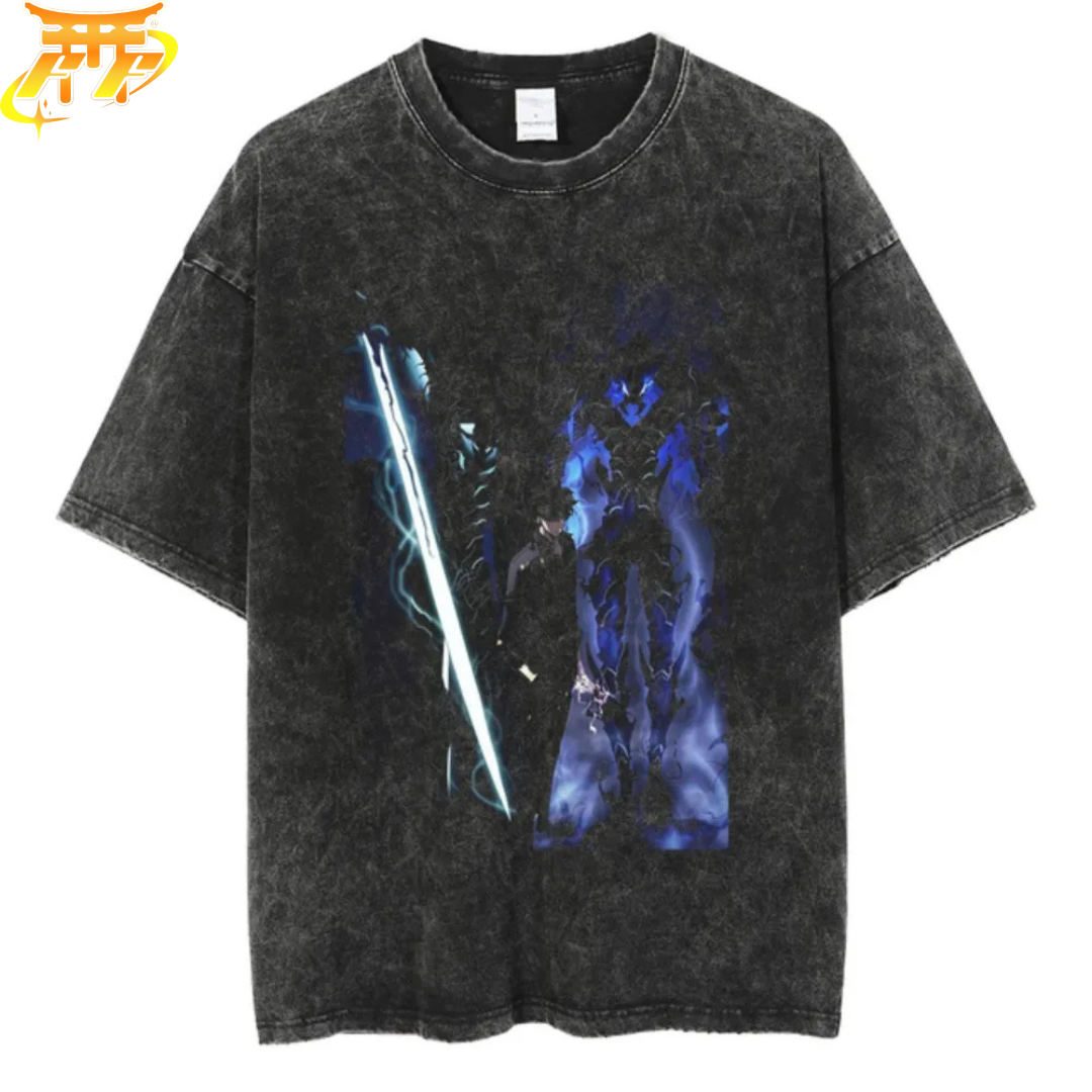 Sung Jin-Woo x Befälhavare Oversize Tshirt - Solo Leveling™