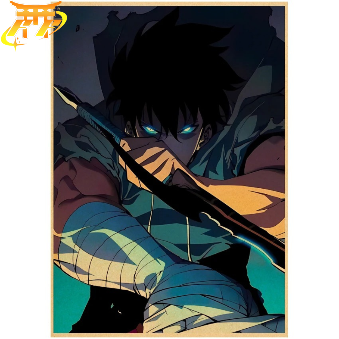 Sung Jinwoo "Jägarens Anfall" Poster – Solo Leveling™
