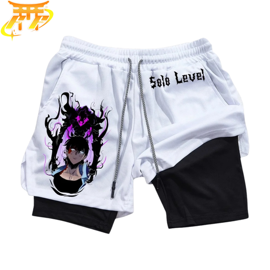 Sung Jinwoo "Skuggornas Kraft" Shorts – Solo Leveling™