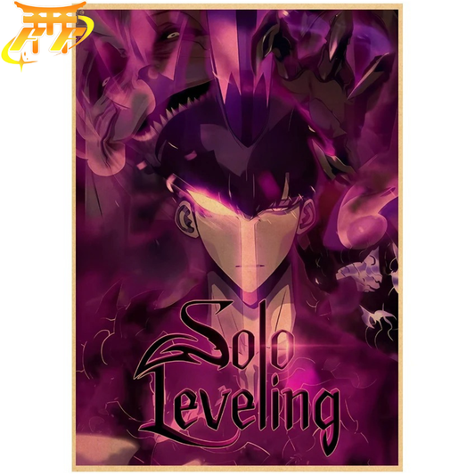 Sung Jinwoo "Skuggornas Mästare" Poster – Solo Leveling™