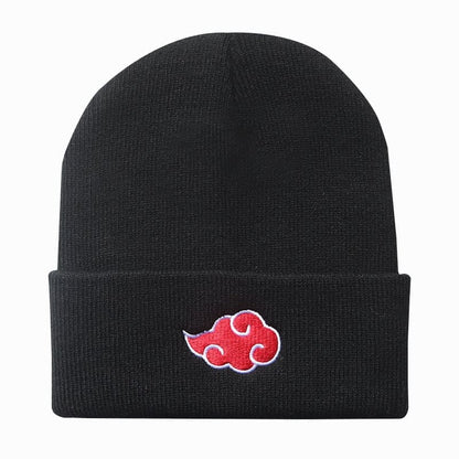 Svart/Vit Akatsuki Mössa - Naruto Shippuden™