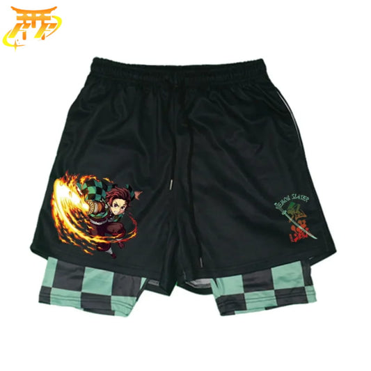 Tanjiro "Eldgudens dans" Shorts – Demon Slayer™