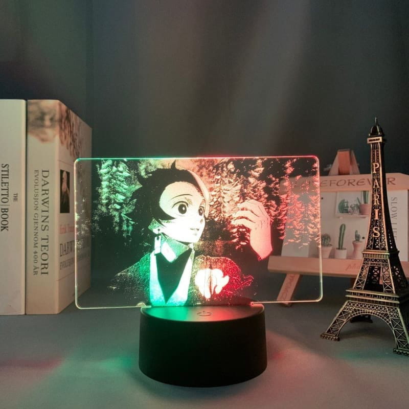Tanjiro Kamado tvåfärgad 3D-lampa – Demon Slayer™