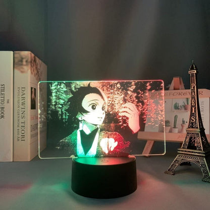 Tanjiro Kamado tvåfärgad 3D-lampa – Demon Slayer™