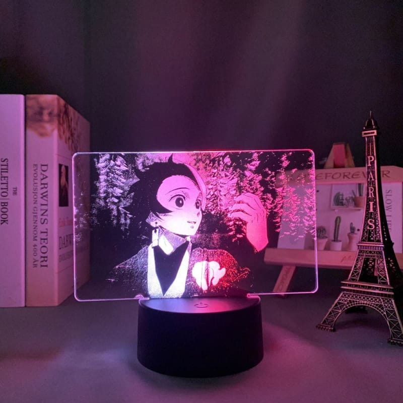 Tanjiro Kamado tvåfärgad 3D-lampa – Demon Slayer™