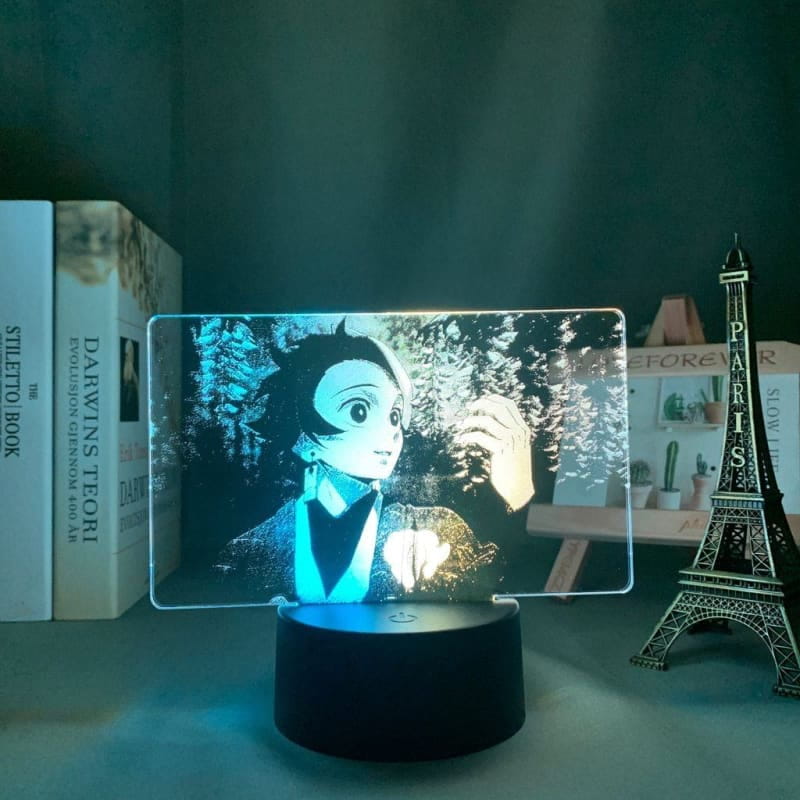 Tanjiro Kamado tvåfärgad 3D-lampa – Demon Slayer™