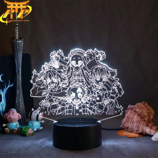 Tanjiro, Nezuko, Inosuke och Zenitsu 3D-lampa – Demon Slayer™