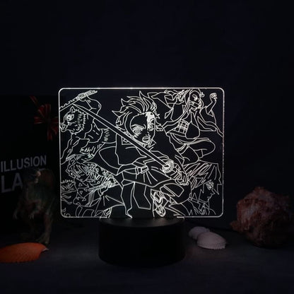 Tanjiros team 3D-lampa – Demon Slayer™