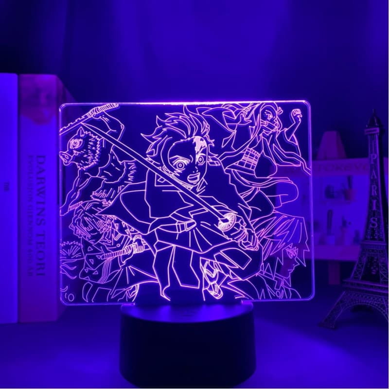 Tanjiros team 3D-lampa – Demon Slayer™