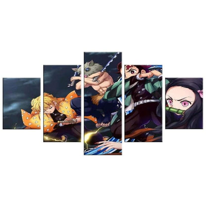 Tavla Tanjiro, Nezuko, Zenitsu och Inosuke – Demon Slayer™