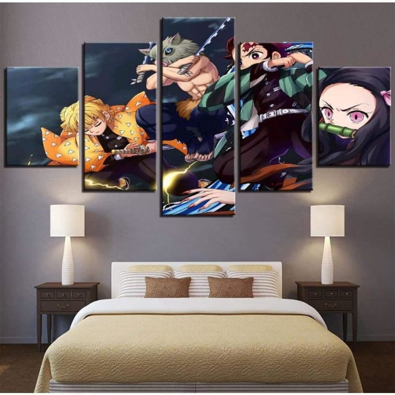 Tavla Tanjiro, Nezuko, Zenitsu och Inosuke – Demon Slayer™
