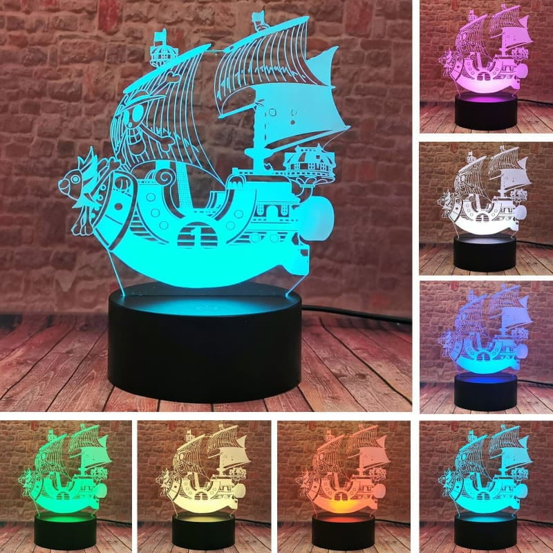 Thousand Sunny 3D-lampa – One Piece™