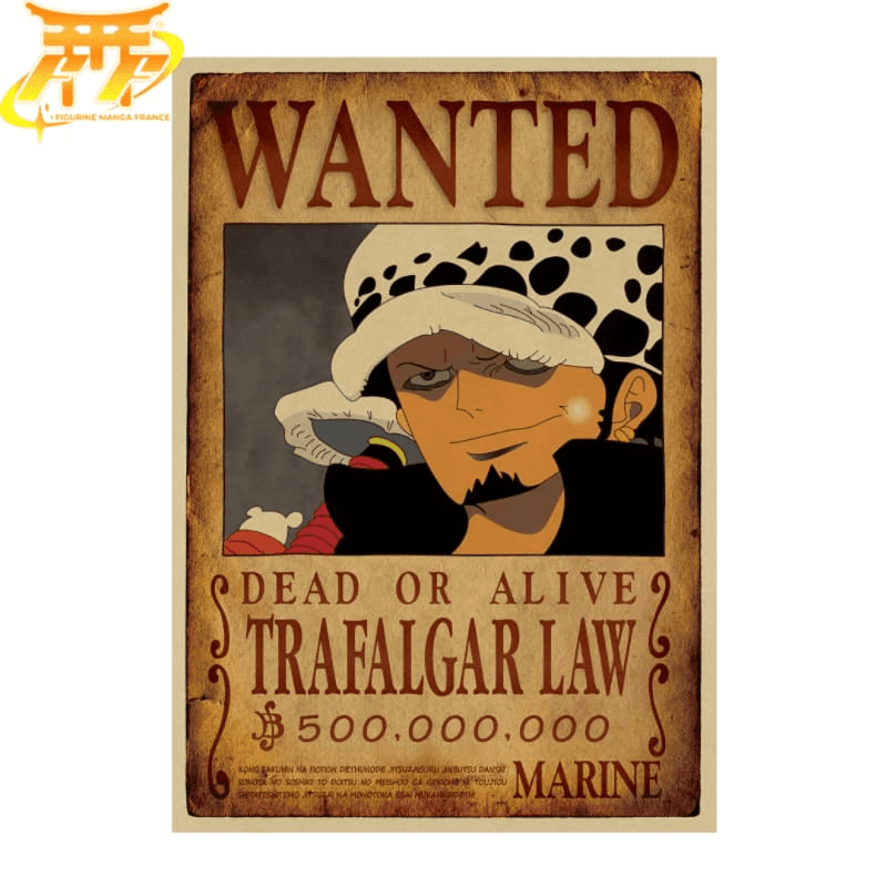 Trafalgar D. Law "Wanted" Poster – One Piece™