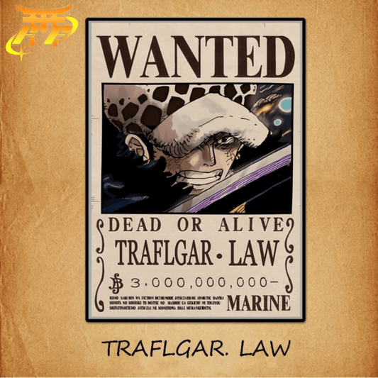 Trafalgar D. Water Law "Wanted" Poster – One Piece™