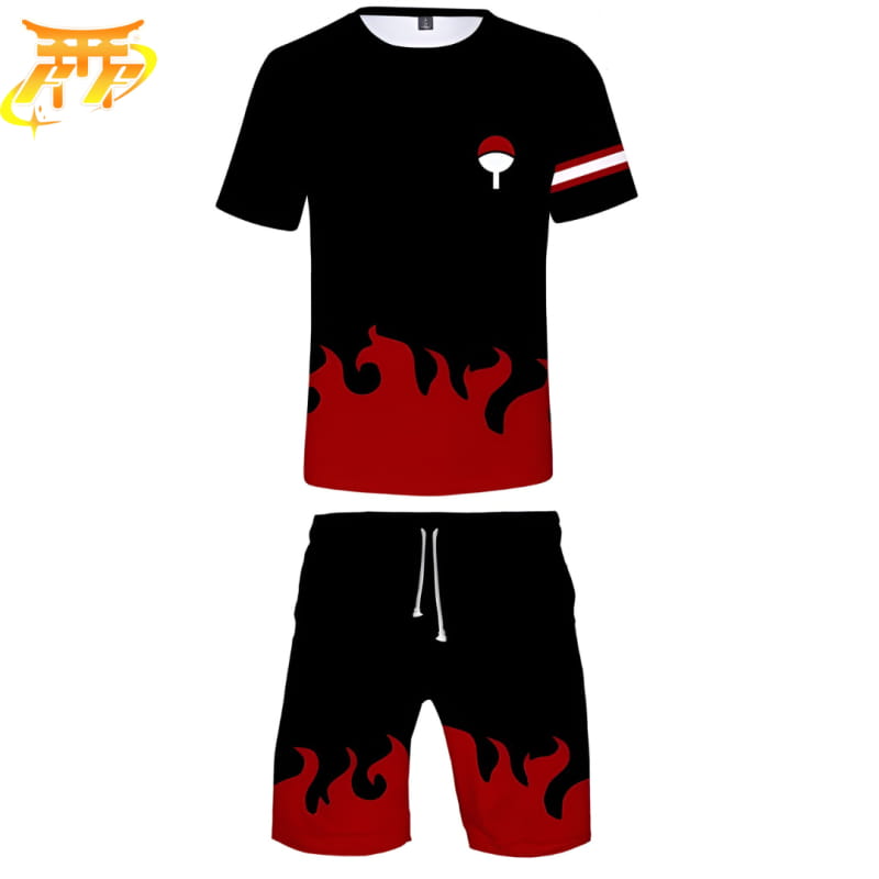 Uchiha-klan Pyjamas med Shorts – Naruto Shippuden™