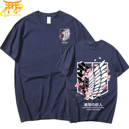 Utforskningsbataljonen Blå Tshirt - Attack on Titan™