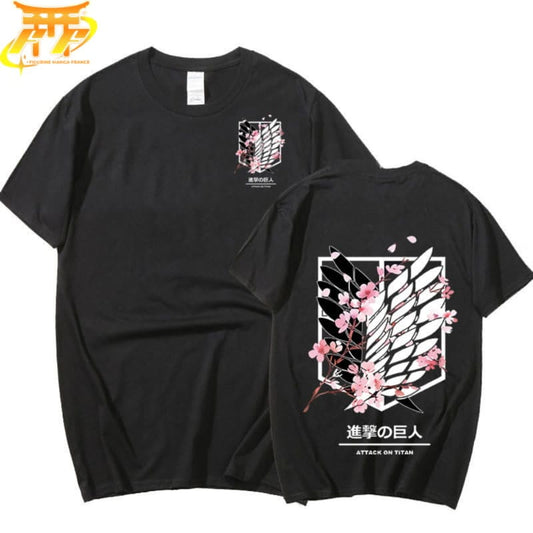 Utforskningsbataljonen Svart Tshirt - Attack on Titan™