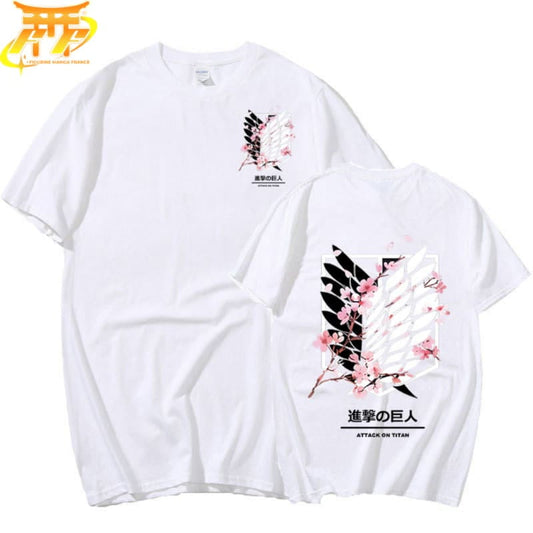 Utforskningsbataljonen Vit Tshirt - Attack on Titan™