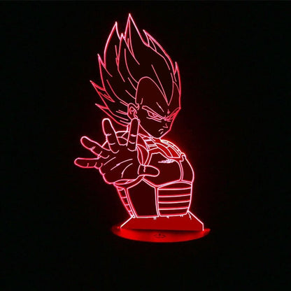 Vegeta 3D-lampa – Dragon Ball Z™