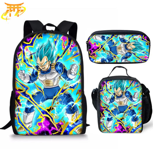 Vegeta Super Saiyan Blue ryggsäck med pennfodral och axelväska – Dragon Ball Z™