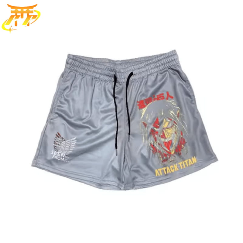 Vit Attacktitanen Shorts – Attack on Titan™
