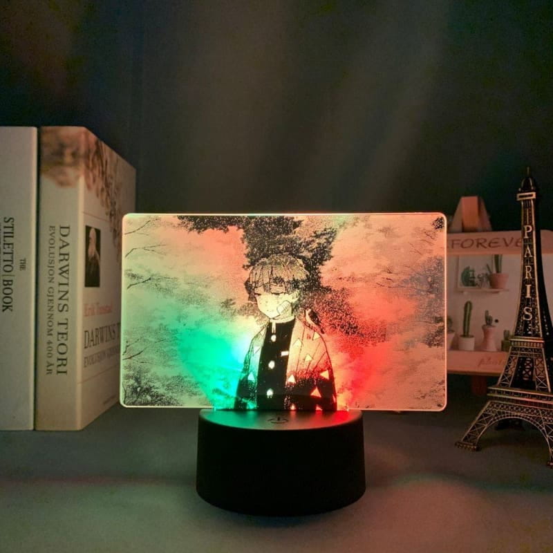 Zenitsu Agatsuma tvåfärgad 3D-lampa – Demon Slayer™