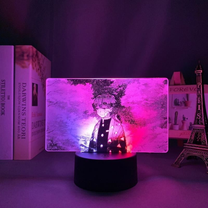 Zenitsu Agatsuma tvåfärgad 3D-lampa – Demon Slayer™