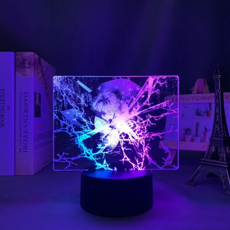 Zenitsu Agatsuma tvåfärgad 3D-lampa V2 – Demon Slayer™