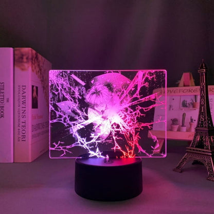 Zenitsu Agatsuma tvåfärgad 3D-lampa V2 – Demon Slayer™