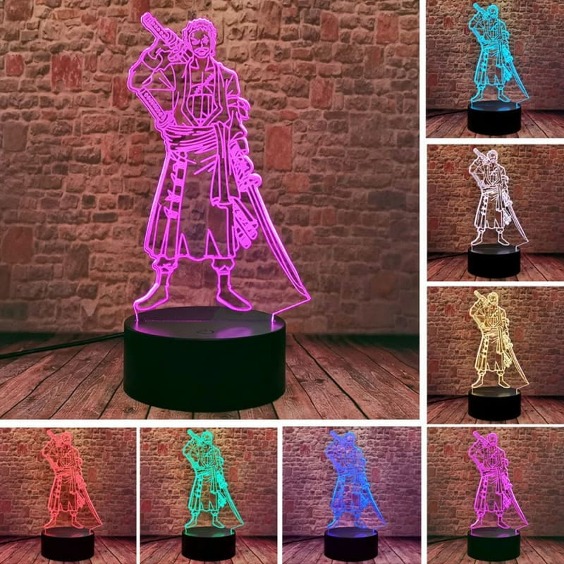 Zoro 3D-lampa – One Piece™