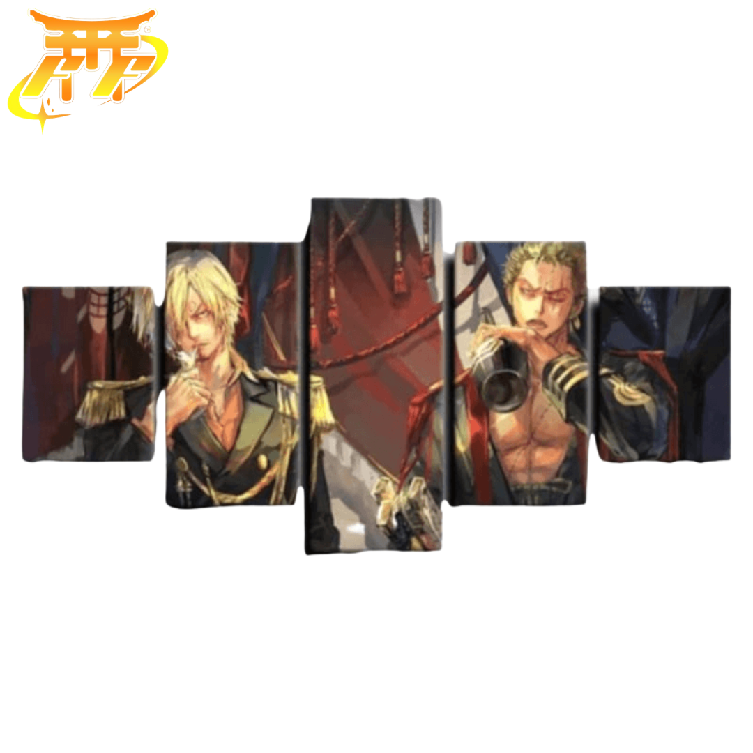 Zoro och Sanji Tavla - One Piece™